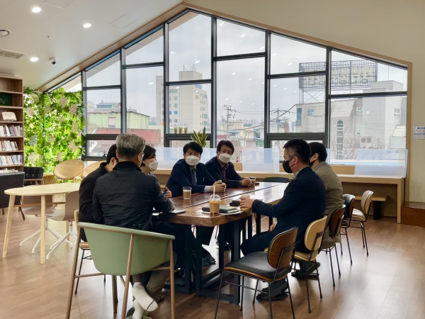 유휴공간 혁신사업 신청학교장 간담회 개최 모습