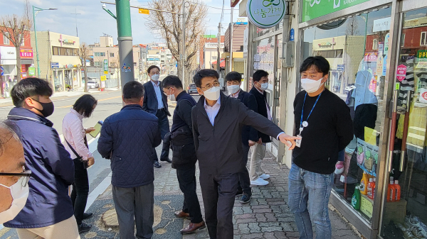 현장 점검 나선 이태규 아산시 부시장과 관계자들