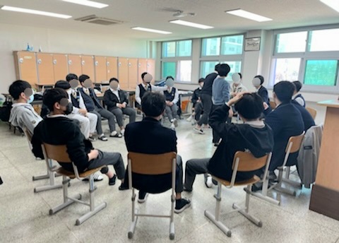 6일, 서대전고등학교에서 “첫단추 집단활동” 실시