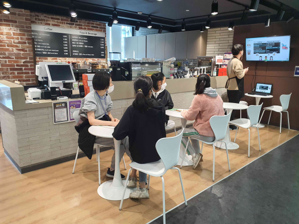 직업체험프로그램 진행 장면