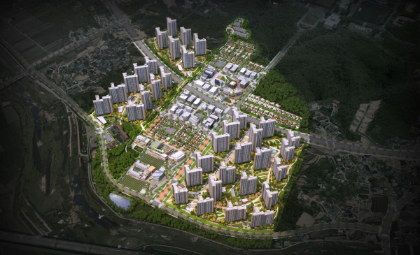 탕정지구 도시개발사업 조감도