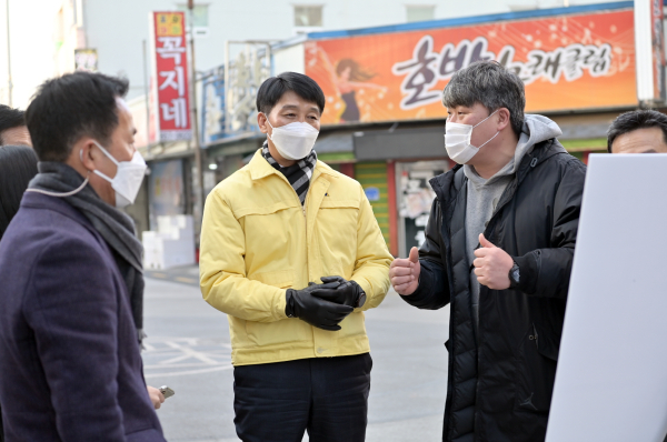 공주시 이순종 부시장 현장활동 모습