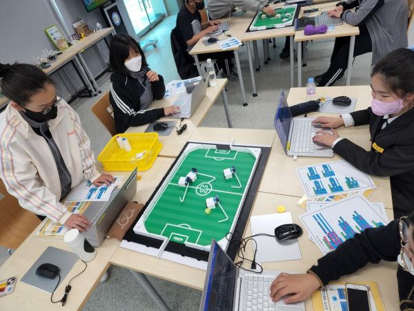 대전문정중 1학년 모습