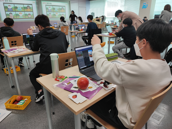 대전중리초 6학년 모습