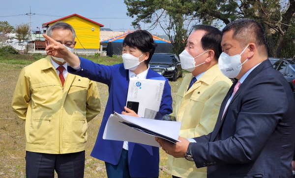 서천미래교육지원센터 건립부지 방문