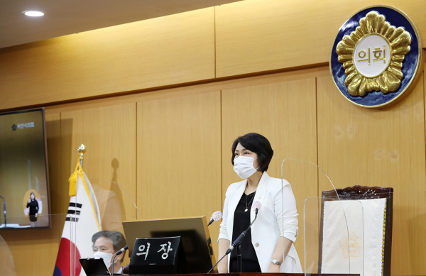 서산시의회, 제274회 임시회 폐회식 모습