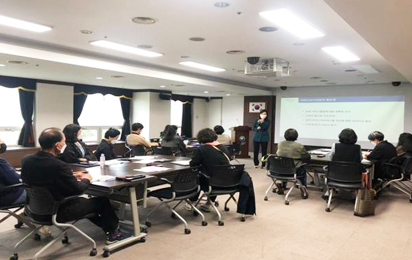 지난 26일 고객만족 평가단 양성교육 진행 장면