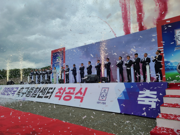 버튼 터치 장면