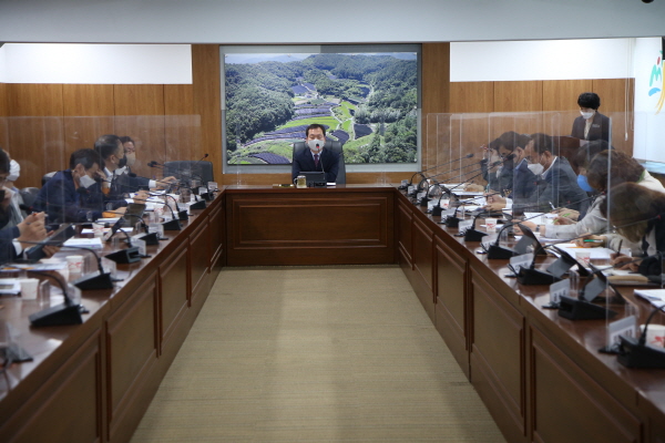 금산군 월요 간부회의