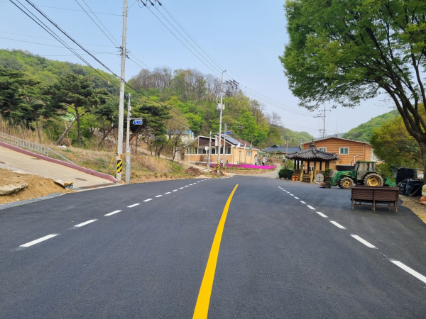 세종시 전의면 달전리 부거실선 도로