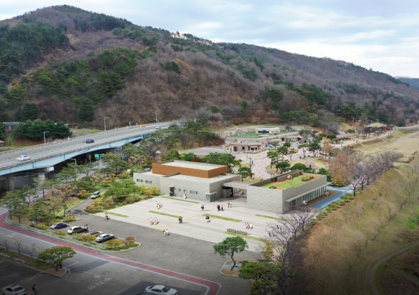 석장리 유적 방문자센터 조감도