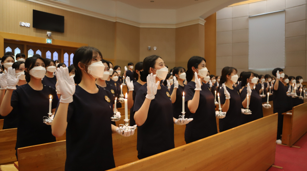 13일, 제15회 나이팅게일 선서식 개최 모습