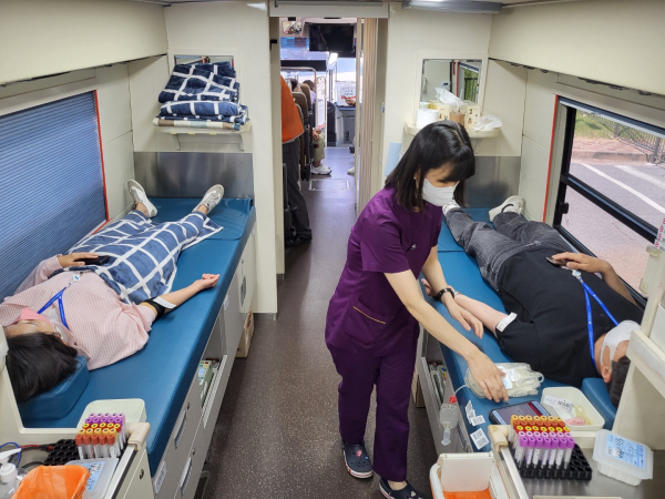 대전세종연구원 헌혈동참 모습