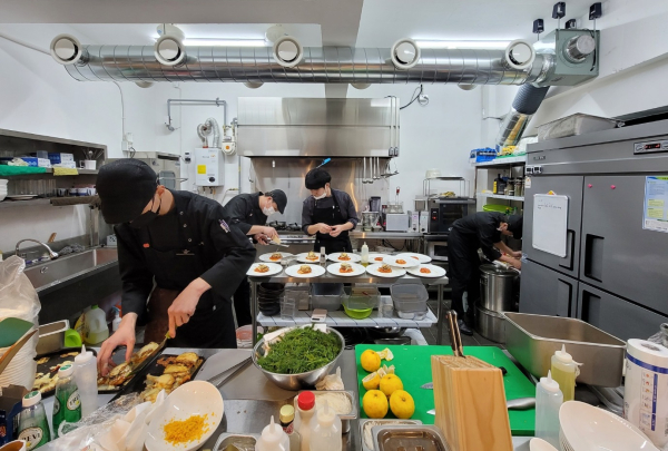 청년키움식당 운영현장 모습