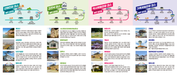 서산시티투어 홍보전단