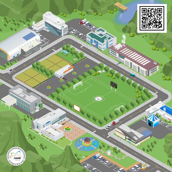 한국원자력연구원 첨단방사선연구소에서 구축한 ‘아티월드’  전경