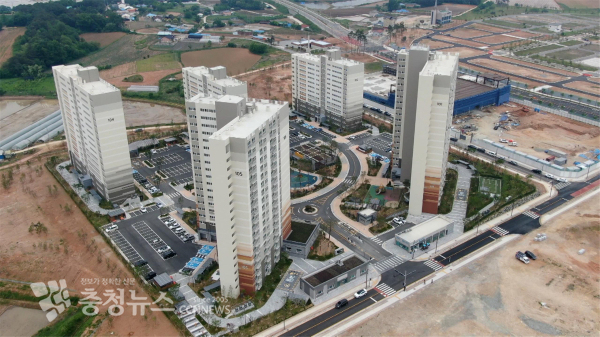 내포신도시 시현마을 국민임대아파트 전경/예산군 제공