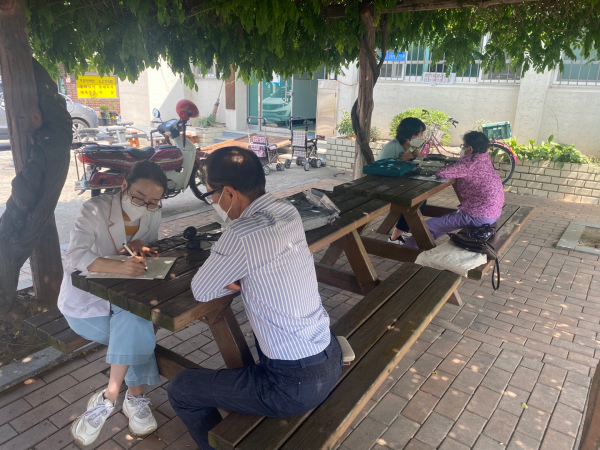 치매 조기 검진 모습