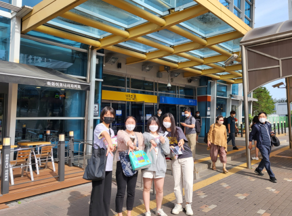 지난 28일 인문 열차와 함께하는 사제동행 독서문학기행 실시