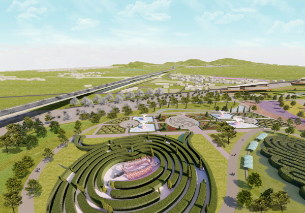 백마강 국가정원 조감도