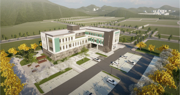 헬스케어스파산업진흥원 조감도/충남도 제공