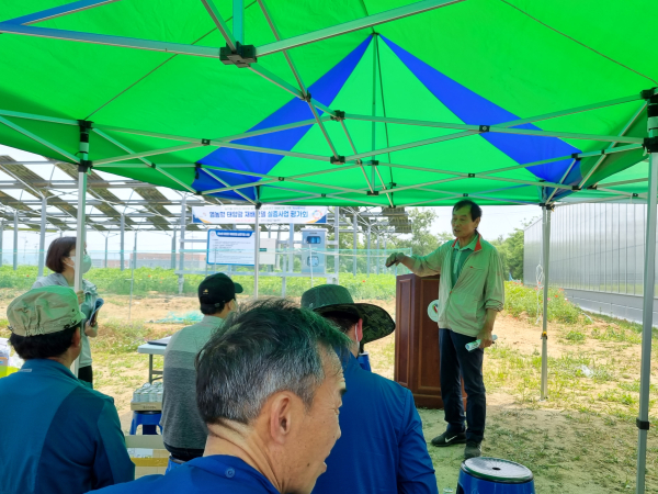 영농형 태양광 실증사업 평가회 사진