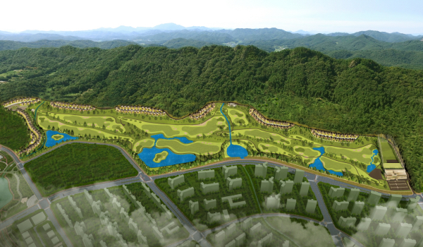 사계절컨트리클럽 조감도/예산군 제공