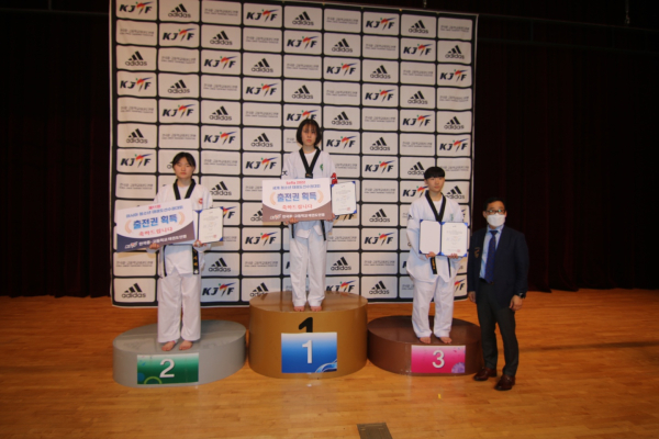 대전체육고등학교 태권도부 청소년 국가대표 선발