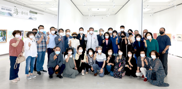 보령미술 해를품다 개막식 사진