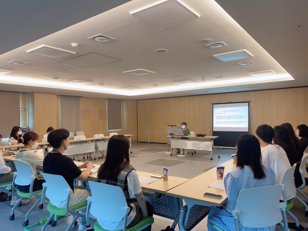 위(Wee)센터 드림&Dream멘토링 멘토단 보수교육 실시 모습