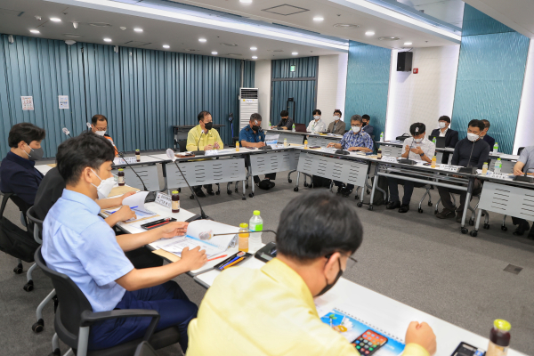 당진시 화학물질 안전관리위원회 및 용역보고회 개최 모습