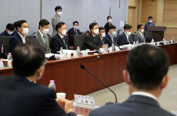 충남도가 5일 지역 국회의원 초청 정책설명회를 하고 있다/충남도 제공
