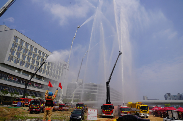세종소방본부는 베스트웨스턴 플러스 호텔 세종에서 긴급구조종합훈련을 실시했다.