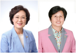 (좌)전명자 의장, (우) 정현서 부의장
