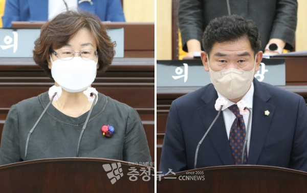 제9대 대전 동구의회 박영순 전반기 의장, 강정규 부의장