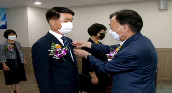 2022년 상반기 모범공무원 정부포상 전수식 모습