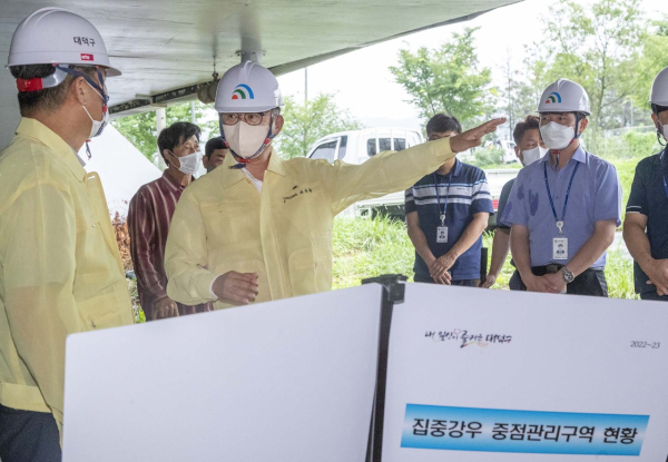 최충규 대덕구청장, 장마철 대비 호우피해 우려지역 첫 현장 점검
