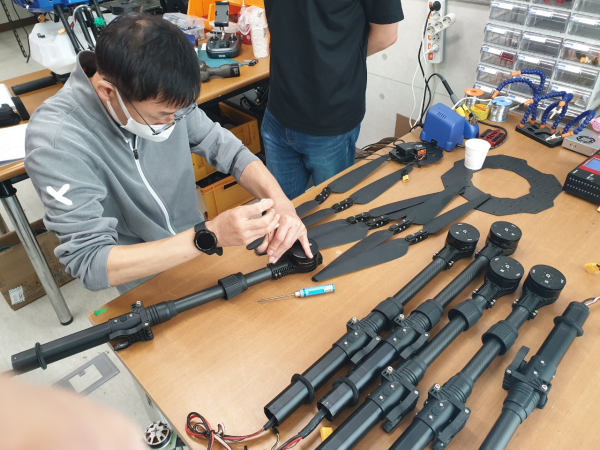 드론과정 진행 모습