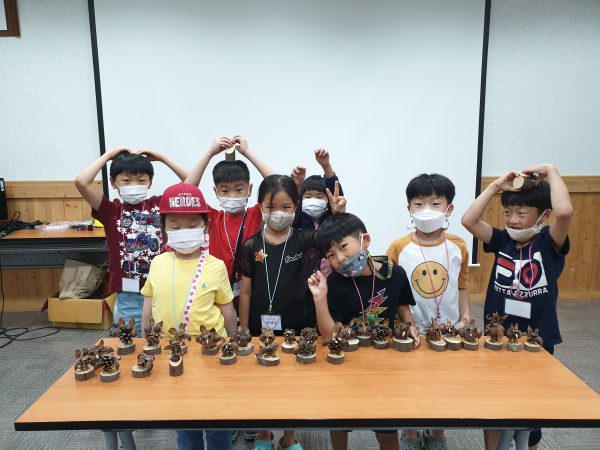 지난해 진행된 삼선산수목원 체험프로그램 사진