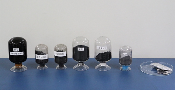 화학연 임지선 박사 연구팀이 개발한 기술의 원재료와 결과물