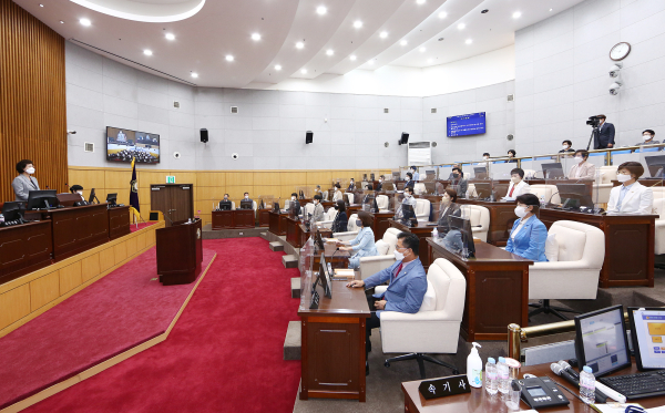 19일, 제270회 임시회 제1차본회의 개회 모습