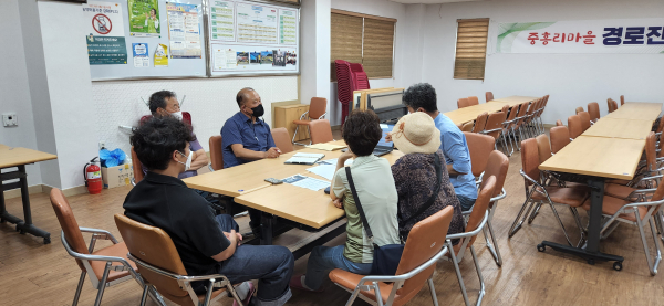 최근 진행된 송악읍 중흥리 중장기계획 수립 지원 컨설팅