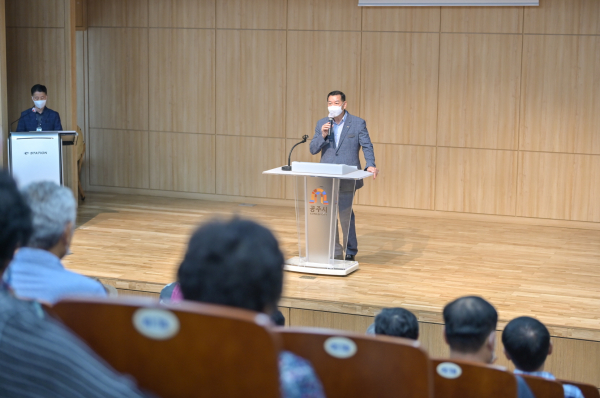 제1기 공주 미래농업 아카데미 중간보고회 개최 모습