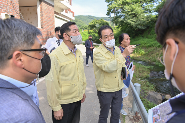 최원철 시장 재해재난 우려지역 현장점검