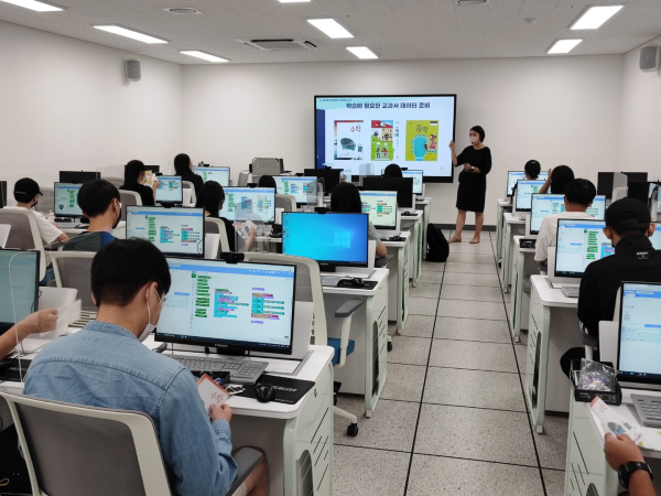 인공지능(AI)교육 학생캠프 운영 모습