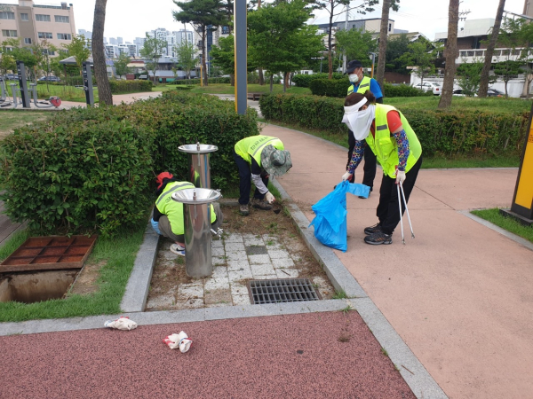 공원, 녹지대 환경정비 모습