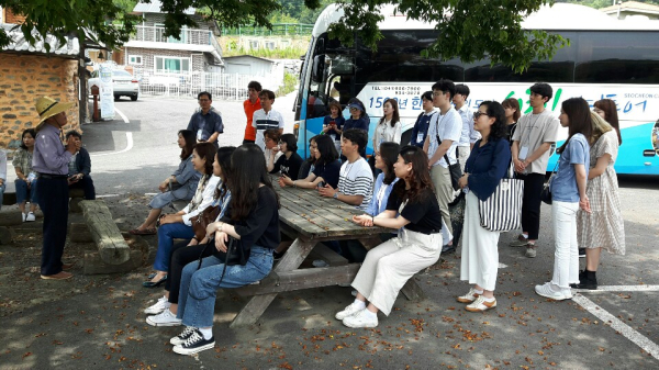 서천시티투어 운영 모습(코로나19 발생 이전)