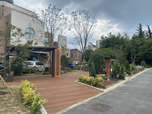 전민동 쌈지공원 조성 사진