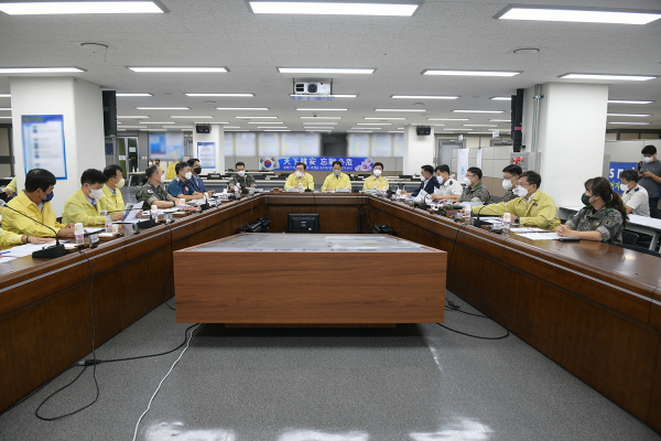 3분기 통합방위회의 개최 모습