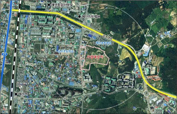 사업 위치도